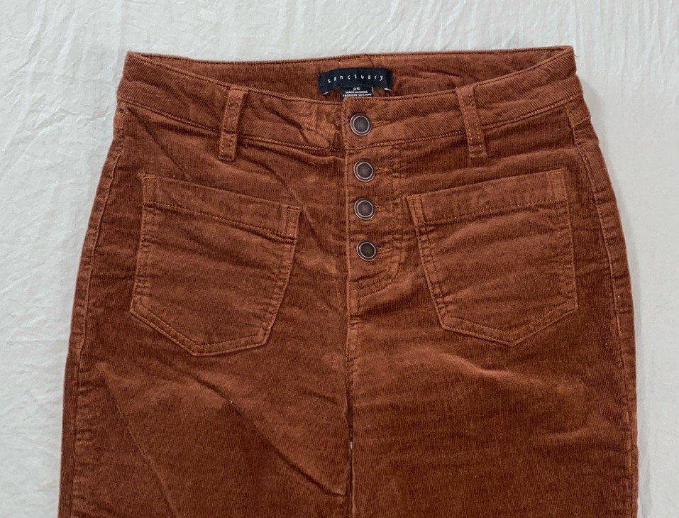 Sanctuary Exposed Button Fly Super Soft Corduroy … - image 6