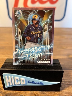 2023 Bowman Transformative Talent Jackson Chourio #TT-13 (RC)
