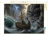 Calvendo Puzzle Between Scylla And Charybdis | 1000 Pieces, Finished Size 25.2 ×