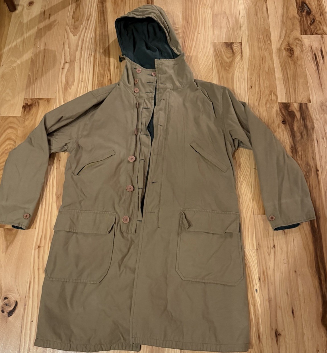 Vintage The J. Peterman Company Reversable Jacket Parka Coat Men’s Medium