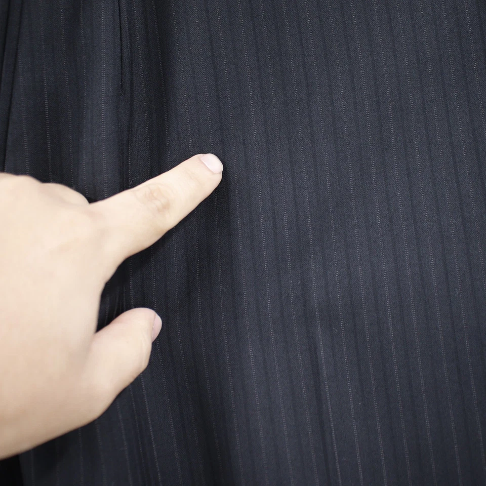 Brioni Suit Mens 44R 38x30 Senato Striped Wool Two Piece Brown Made in Italy - Image 4 of 4