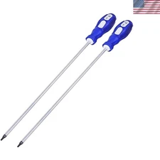 Extra Long Torx Screwdrivers Set, 2Pcs 12In Magnetic Torx Screwdrivers Set