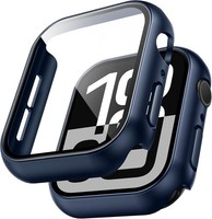 SchutzhüLle 360° StoßFest FüR Apple Watch 42Mm Mit 9H GehäRtetem Glas Blau