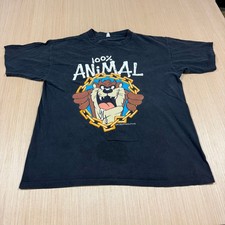 Vintage 90s Taz Tasmanian Devil Looney Tunes T Shirt Warner Bros XL made in usa