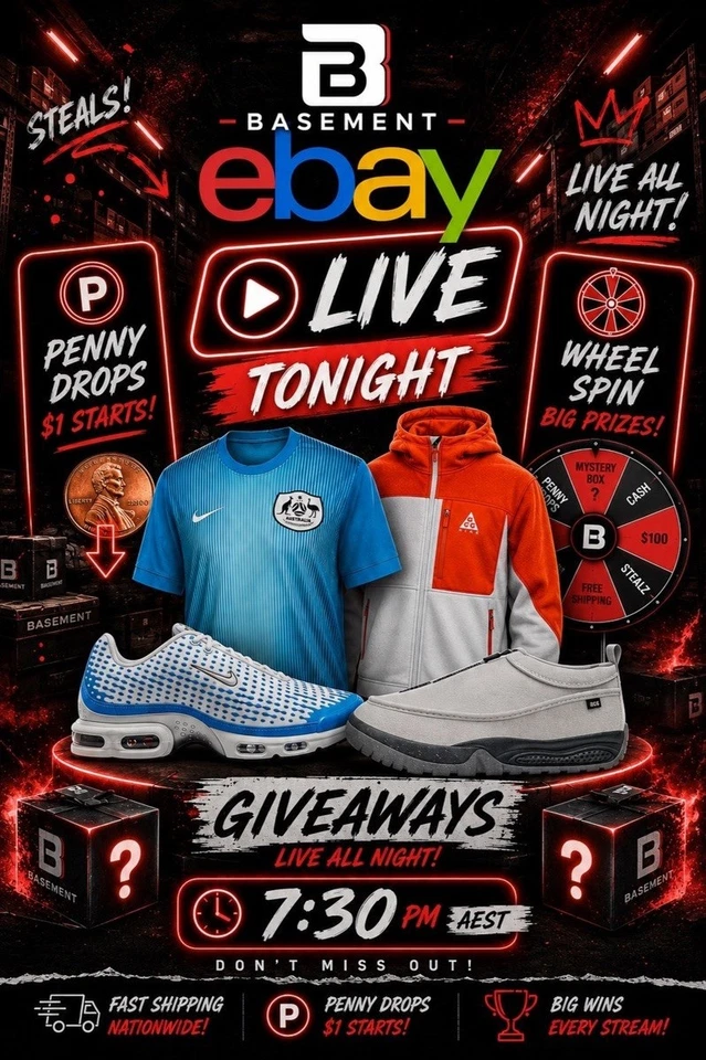 🔥NEW ARRIVALS💰 PENNY DROPS 🎁 GIVEAWAYS ⚡SUDDEN DEATH AUCTIONS