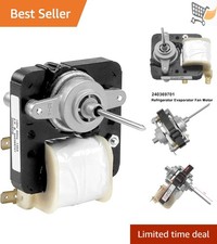 Refrigerator Evaporator Fan Motor Metal 3000 RPM 120V Replacement for Top Brands