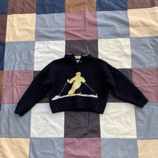 Vintage 60s - 70s Mohair Kids Ski Jacket 