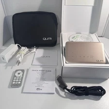 QUMI Q6-GD Gold Pocket Projector, Works
