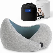 Ostrichpillow Go Neck Pillow, Travel Pillows for Airplanes, Premium Memory Foam