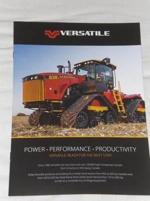 VERSATILE DELTATRACK, MFWD,  4WD Tractors Prospekt von 2025 in englisch ( 12160)