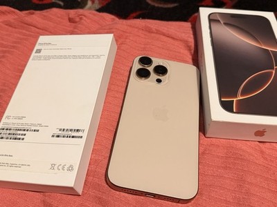 Apple iPhone 16 Pro Max 256GB Gold 48MP USB-C Smartphone A3084