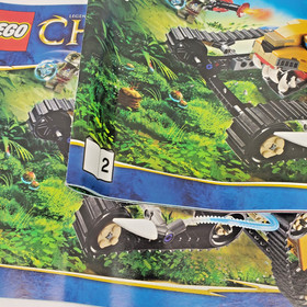 Lego Chima #70005  Laval's Royal Fighter with figures and Manuals