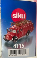 Siku 1/55 - Camion De Pompier Aéroport Rosenbauer - Zurich / Genève - Rouge/blanc - Occasion