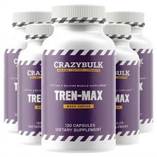 CRAZYBULK TREN-MAX | Paquete de 5 suplementos anabólicos naturales para el culturismo