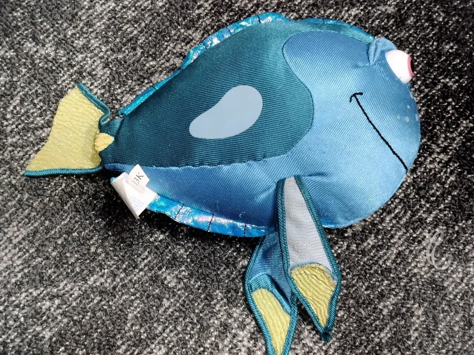 APPLAUSE DORY FISH Shiny Blue Yellow Disney FINDING NEMO movie Plush Stuffed - Image 2 of 4