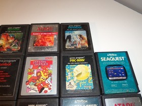 Lot of 22 Atari 2600 Games OEM Cartridges Only - 1 Mystery Game