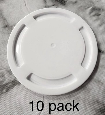 10 Pack Lids For Lowes, ACE, Buc-ees and Menards Mini Buckets LIDS ONLY!!