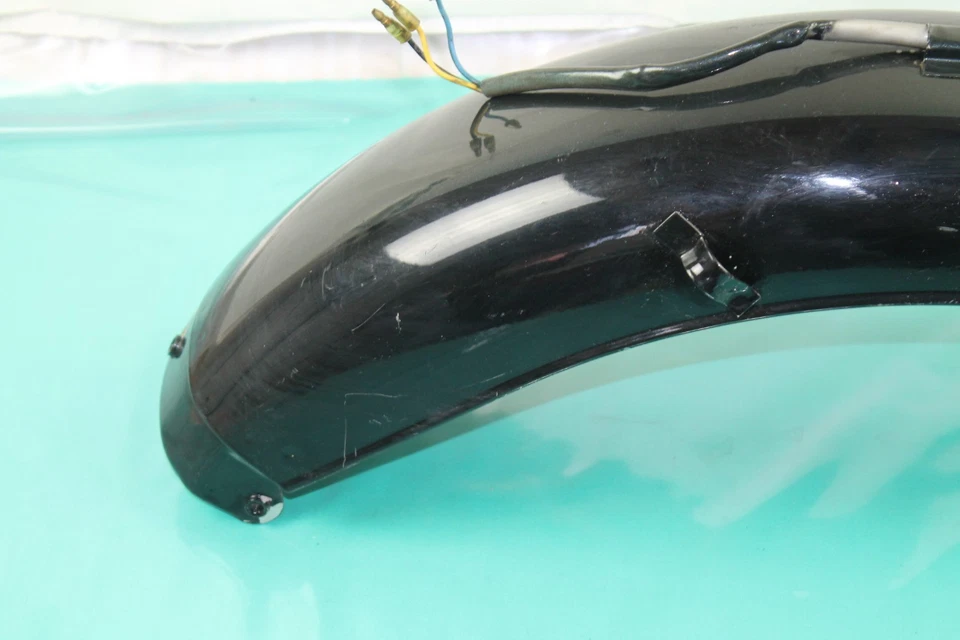 1973 Yamaha CT3 175 Rear Fender 444-21610-00-35 CT2 AT2 AT3 Black - Image 2 of 4