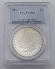 1887 P Morgan Silver Dollar - PCGS MS63 - Certification# 18658030