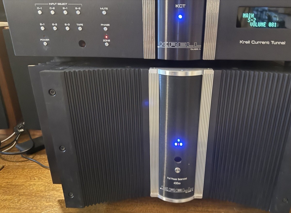 Krell FPB 400cx Full Power Balance Amplifier Class A & Krell KCT