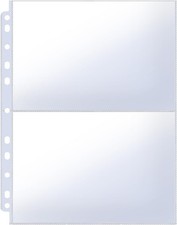 50 Pack 5x7 Photo Sleeves 3 Ring Binder Clear Protectors 200 Pockets Landscape