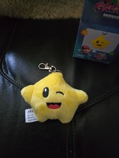The Super Mario Galaxy Movie Star Plush Keychain Blind Box Yellow luma
