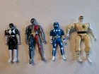 Lot of 4 Vintage Power Rangers 1993-96 White Ranger, Sonic Blue Ranger, VR Troop