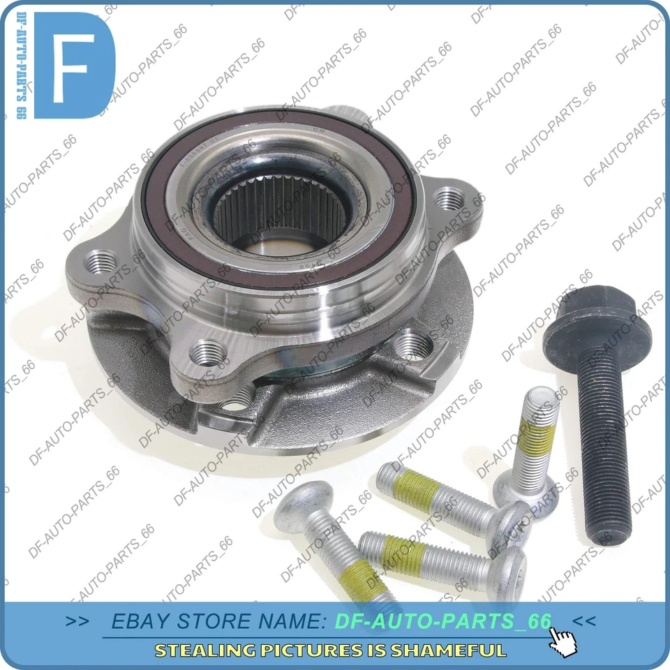 Par de conjunto de rolamento de cubo de roda dianteira/traseira OEM para Audi A4 A5 A6 A8 A7 S4 S6 S5 - Imagem 2 de 4