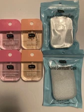 4 B Pure Moisturizing Hand Sanitizer PEACH & CONFETTI CAKE w 2 Cases Limited Ed