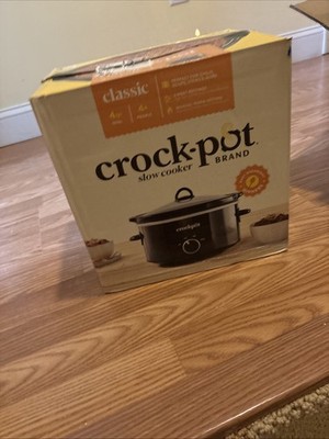 Crock-Pot Electric Slow Cooker Lunch Pot Black Brand New Never Opened