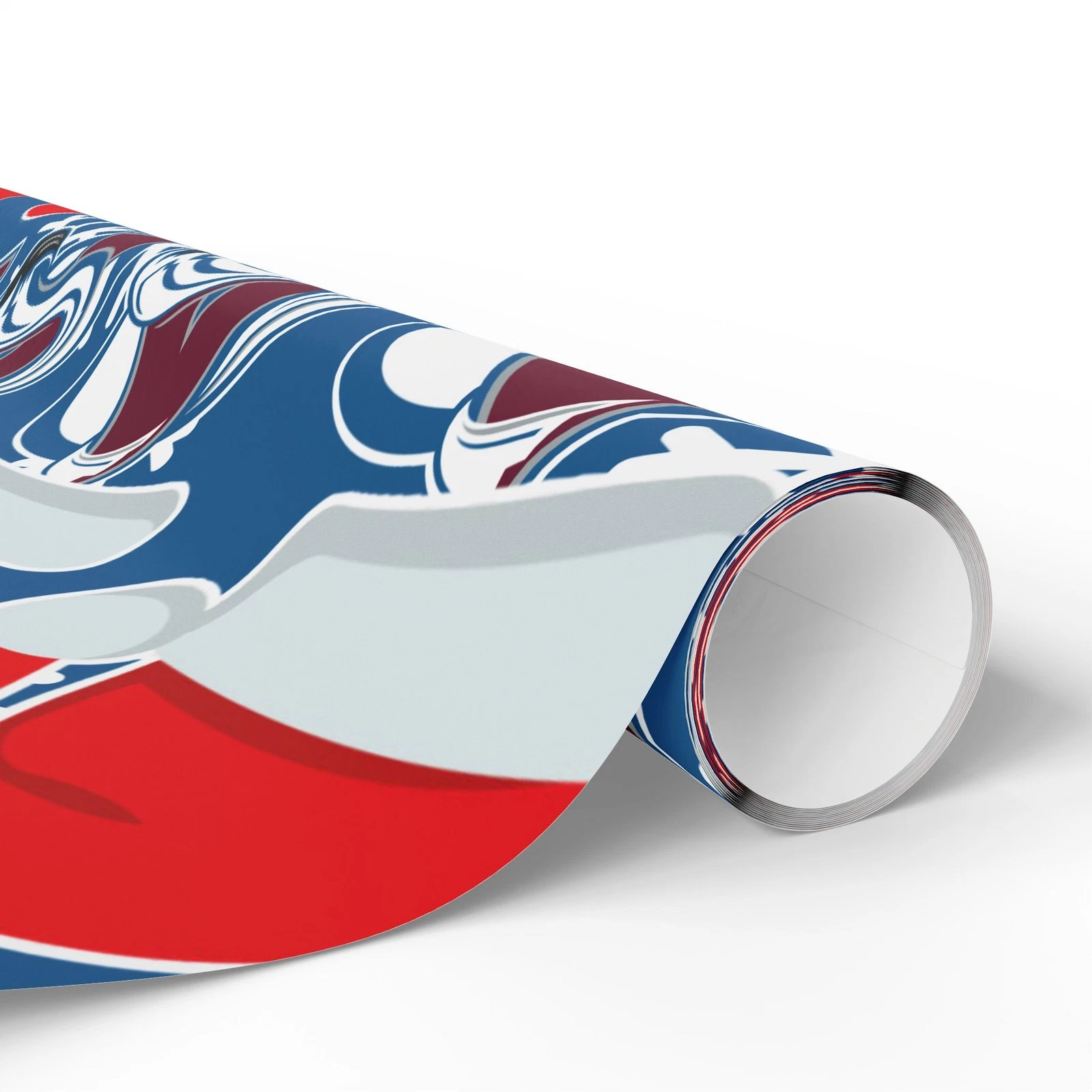 Colorado Avalanche Hockey Christmas Wrapping Paper Holiday Gift