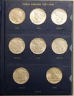 1921-1935 $1 PEACE SILVER DOLLAR SET