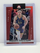 2024-25 Panini Prizm Deca Brandin Podziemski Warriors #280 Red Prizm All-NBA