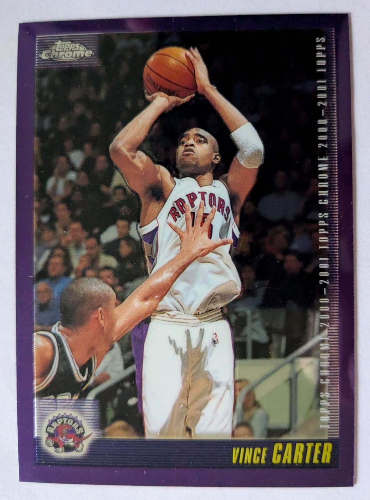 VINCE CARTER, 2000-01 TOPPS CHROME #33, RAPTORS