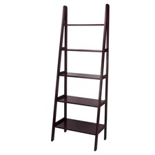 Casual Home 5-Shelf Ladder Bookcase, Espresso