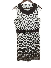 Talbots Sleeveless Linen Dress Women’s Size 10 Brown  Zipper Lined Business