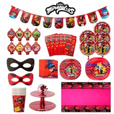 Kit de fiesta Miraculous Ladybug - Suministros todo en uno