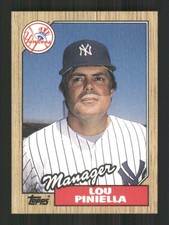 1987 Topps #168 Lou Piniella New York Yankees 43046