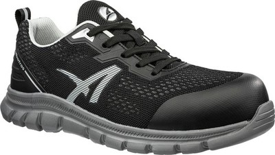 albatros LEVITATE GREY LOW S1PS SR extra leichter Sicherheitsschuh schwarz-grau