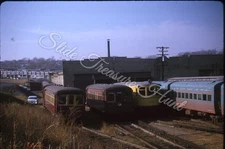 PST Philadelphia Trolley Street Car 35mm Slide 1960s Upper Darby Original
