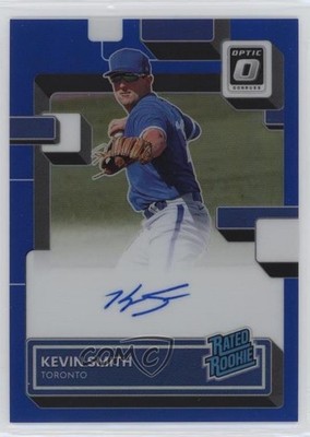 2022 Panini Donruss Optic Blue Prizm 29/49 Kevin Smith #RRS-KS Auto RC 17hc