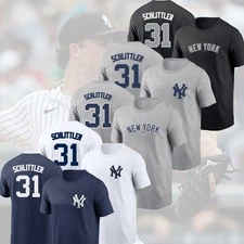 🔥HOTDEAL! 2025 Cam Schlittler #31 New York Name & Number Gift For Fans