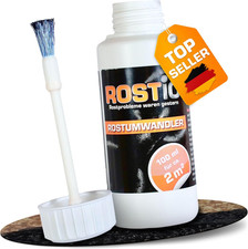 Rostio Rostumwandler 100 Ml – Rostentferner Mit Pinsel – Rostkonverter & Grundie
