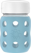 Lifefactory 8-Ounce Wide Neck Glass Baby Bottle with Protective Silicone Sleeve