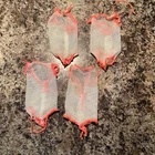 4 Vintage Barbie: #1160 White Mesh Swimsuit TNT Cover Up Orange Trim, 1967