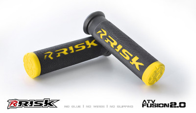 Risk Racing Fusion Grip 2.0 ATV GELB Quad, MTB Neu Griffe Schutz