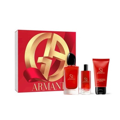 New Women's Si Passione 3 pcs Perfume Gift Set by Giorgio Armani