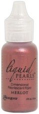 Liquid Pearls Dimensional Pearlescent Paint .5oz Merlot