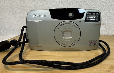 Canon- Sure Shot -60 Zoom Date -35mm Film Camera  - TESTED and Working!