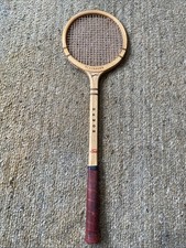 Vintage Slazenger Demon Wooden Squash Racket - Made in Japan